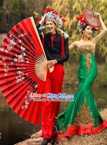 Chinese Classical Wedding Hats for Men and Women