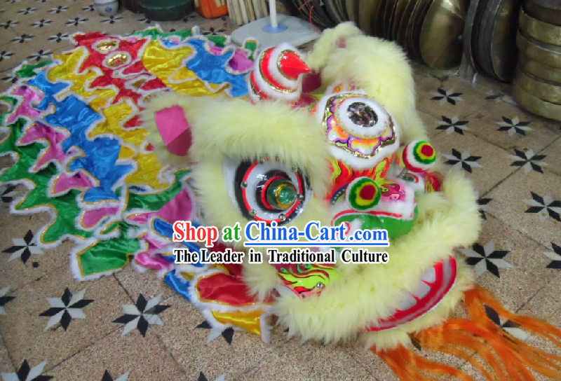 Chinese Festival Celebration Lion Dance Costumes Complete Set for Children
