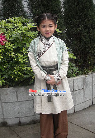 Ancient Traditional Chinese Hanfu Clothing for Kids