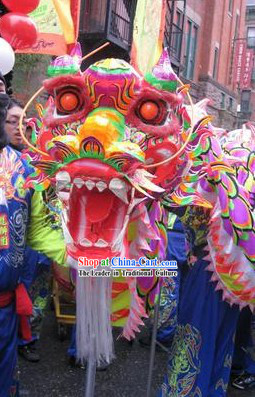 Illuminated Chinese Folk Dragon Dance Costumes Complete Set