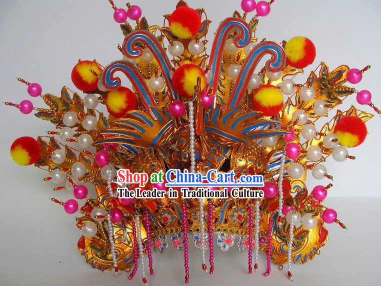 Chinese Traditional Noblewoman Phoenix Crown Headgear