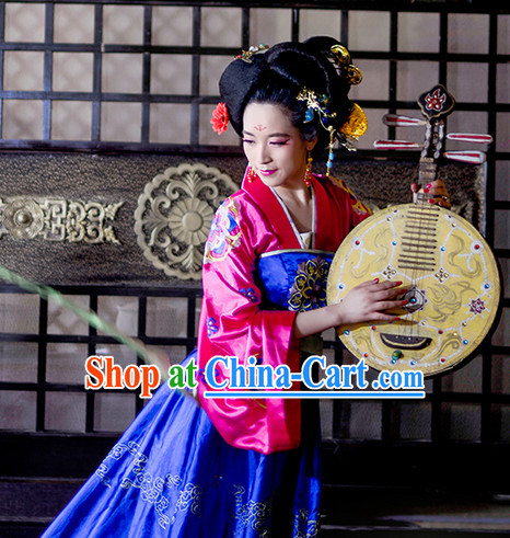 Tang Dynasty Imperial Beauty Clothing Complete Set