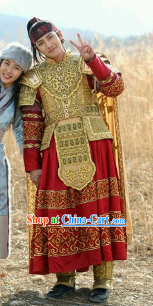 Ancient Korean Prince Armor Clothes Complete Set for Men
