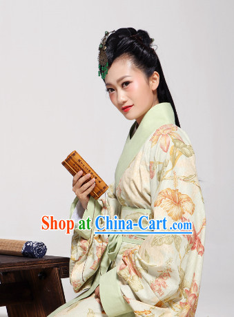 Chinese Traditional Han Dynasty Royal Family Female Outfit Complete Set