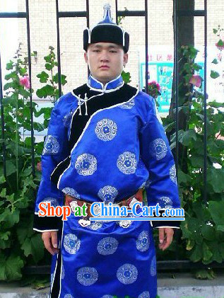 Mongolian Prince Clothing and Hat Complete Set