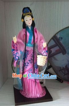 Handmade Beijing Silk Figurine Doll - Ancient Chinese Beauty 1