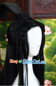 Ancient Chinese Prince Long Wig