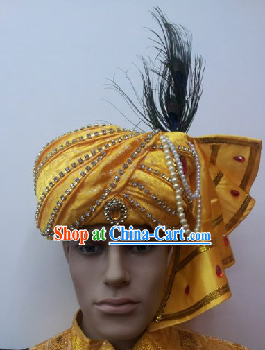 Southeast Asia Traditional Peacock Hat for Men