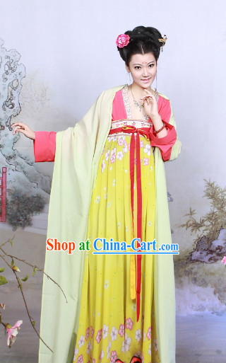 Chinese Tang Dynasty Traditional Suit for Women