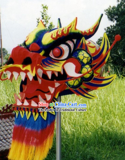 Top Chinese Glow in Dark Dragon Dance Costumes Complete Set