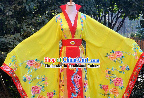 Traditional Chinese Stage Performance Empress Embroidered Clothes