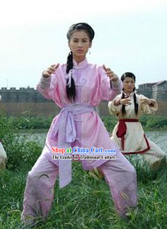 Chinese Classic Mandarin Kung Fu Uniform for Women