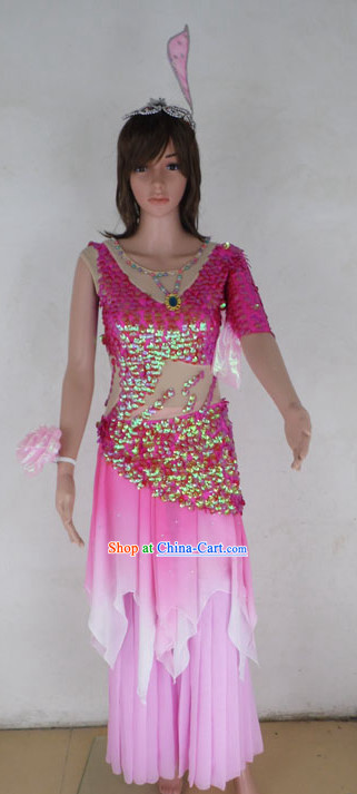 Professional Stage Performance Fish Dance Costumes