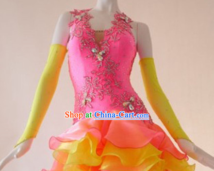 Professional Cha-cha Competition Dancewear for Women