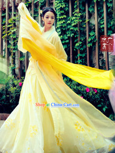 Ancient Chinese Beauty Hanfu Clothes Complete Set