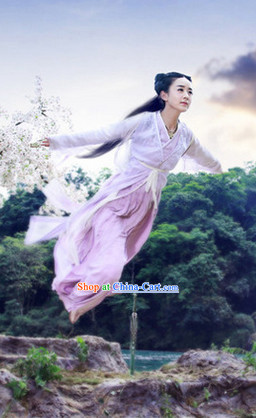 the Journey of Flower TV Drama Hua Qian Gu Fairy Dress Complete Set for Women