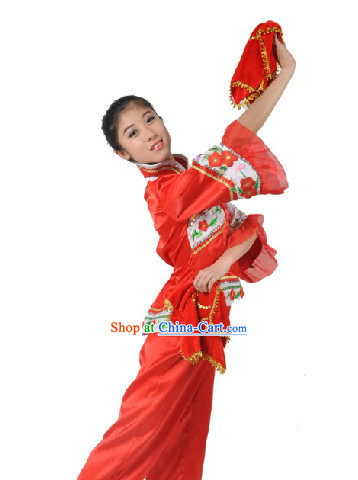 professional Fan Dance Team Costumes for Girls