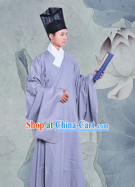 Daopao Xingyi Normal Wear Changfu Clothes and Hat of Men