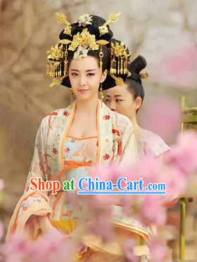 Chinese Traditional Bridal Hair Accessories and Wig