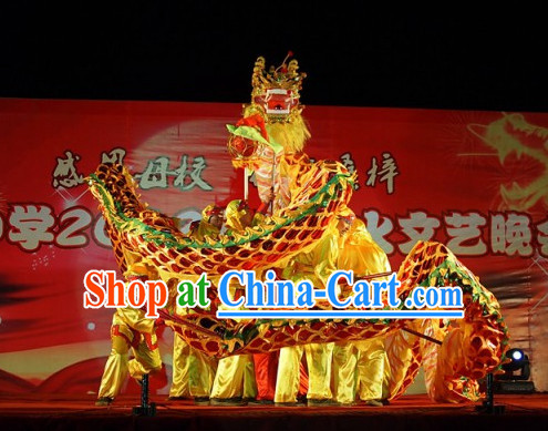 Professional Parade Chinese Adult Dragon Costume Complete Set