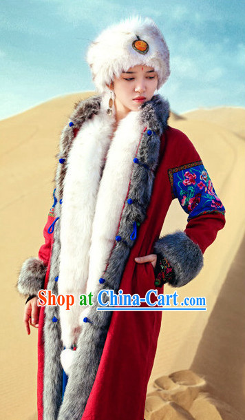 Mongolian Princess Oriental Clothing and Headpieces for Women