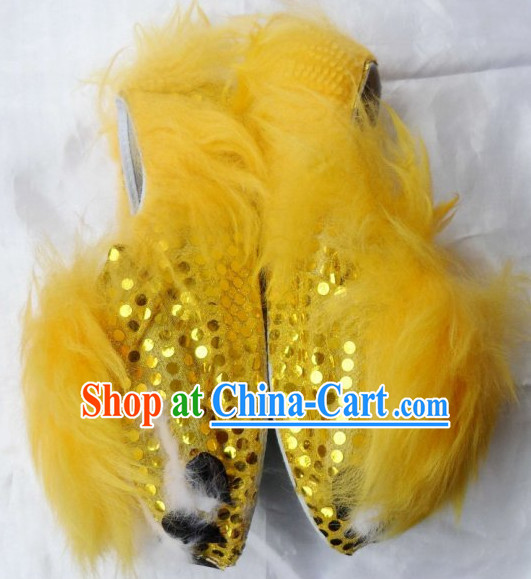 Professional Silk and Wool Lion Dancing Shoes