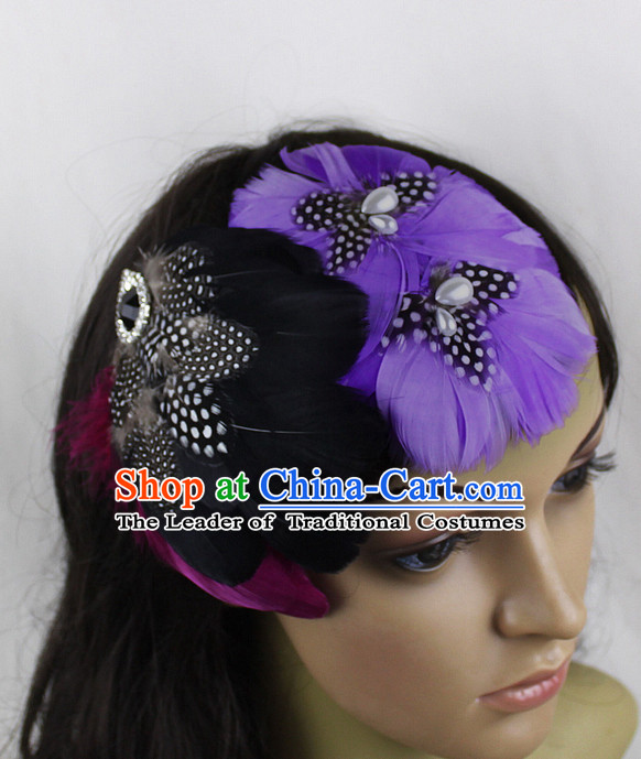 Made to Order Handmade Chinese Feather Hairpieces