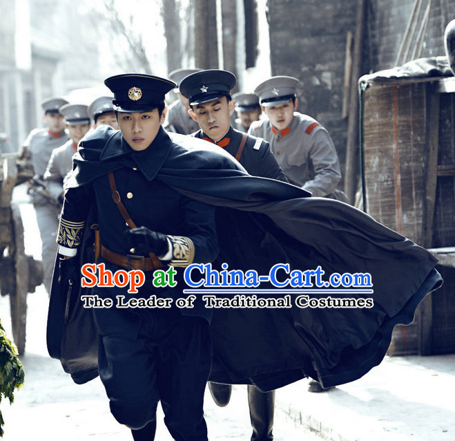 Chinese Minguo Policeman Costumes for Men