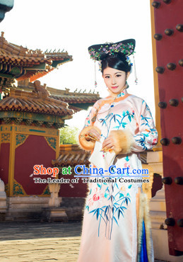 Asian Chinese Qing Dynasty Princess Halloween Costume Cosplay Costumes Complete Set