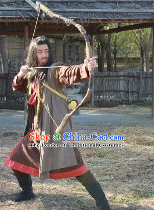 Ancient China Xia Dynasty Costumes Houyi Mythological Chinese Archer Costume