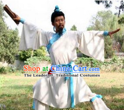 China Eastern Zhou Dynasty Spring Autumn Zhuangzi Chuang-tzu Costumes Chinese Costume Ancient Chinese Foundational texts of Daoism Complete Set for Men