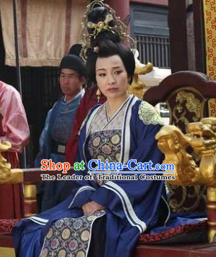Chinese Costume Sui Dynasty Period Empress Costumes China Clothing Complete Set for Women