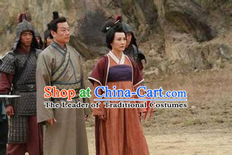 Chinese Costume Sui Dynasty Period Chancellor Costumes China Clothing Complete Set for Men and Women