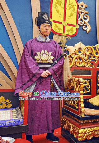 Tang Dynasty Chinese Eunuch Costumes Costume Complete Set for Men