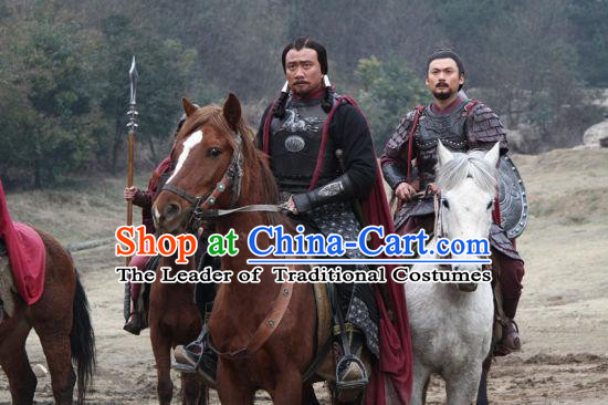Genghis Khan Yuan Dynasty Emperor Leader Chinese Costume Complete Set for Men