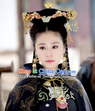 Chinese Qin Dynasty Princess Headpieces Hair Accessories Hair Clips Hairpin for Women