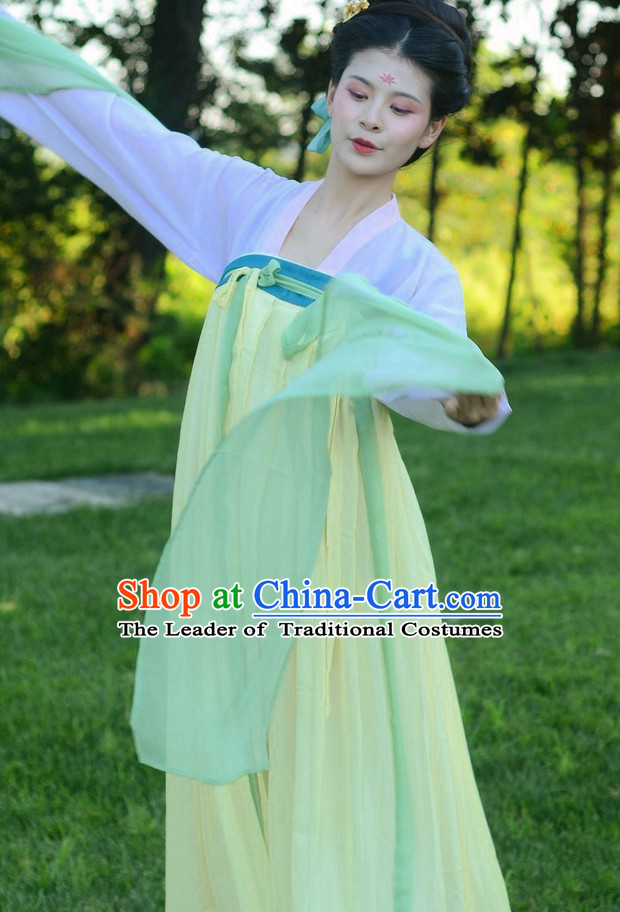 Chinese Costumes Tang Dynasty Classic Dresses Costume Free Custom Tailored Service