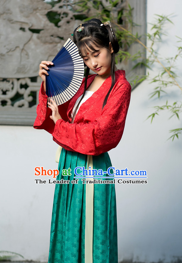 Chinese Couple Costume Chinese Costumes Hanfu Han Dynasty Ancient China Clothing Dress Garment Suits Complete Set for Women