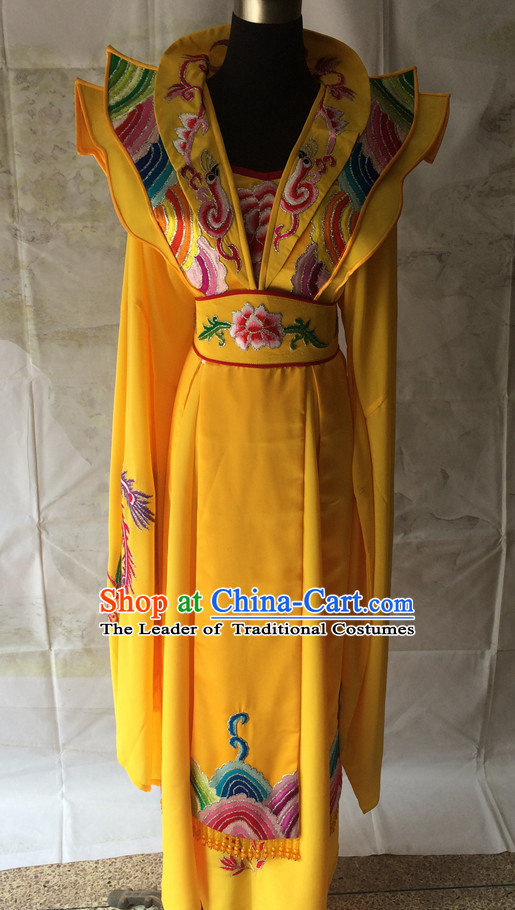 Chinese Opera Embroidered Phoenix Robe Empress Costume Traditions Culture Dress Masquerade Costumes Kimono Chinese Beijing Clothing for Women