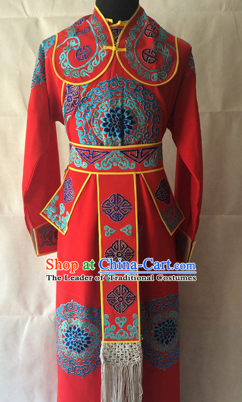 Chinese Opera Military Wusheng Costume Traditions Culture Dress Masquerade Costumes Kimono Chinese Beijing Clothing for Men