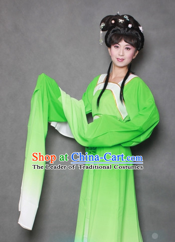 Chinese Opera Classic Water Sleeve Long Sleeves Costume Dress Wear Outfits Suits for Women