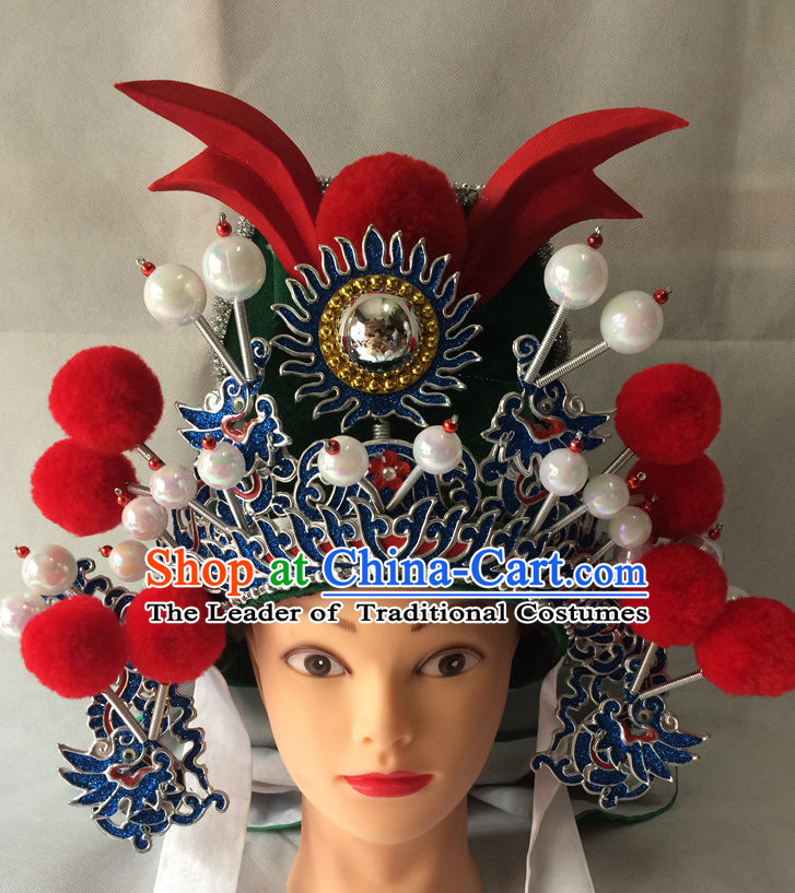 Chinese Opera General Superhero Hat for Men