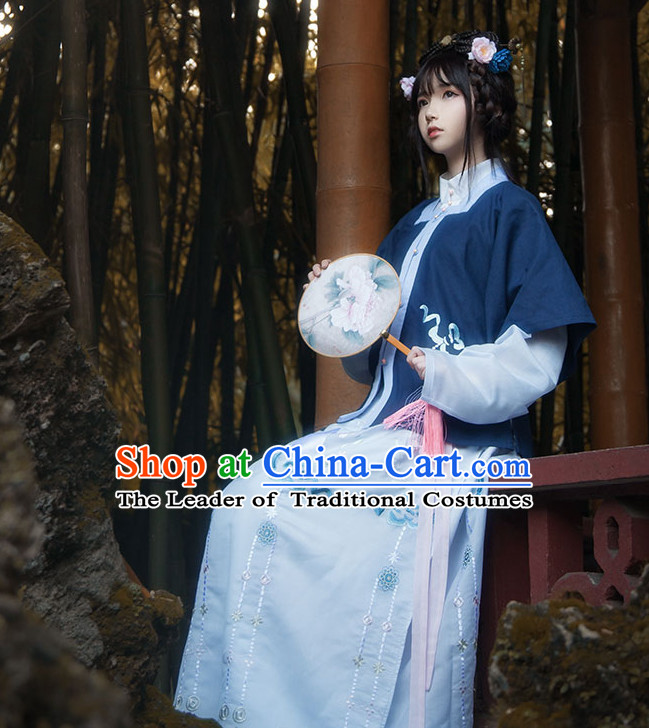 Asian Fashion Chinese Ancient Ming Dynasty Wife Clothes Costume China online Shopping Traditional Costumes Dress Wholesale Culture Clothing for Women