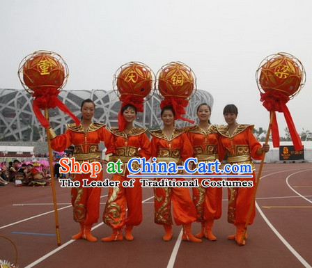 Chinese Folk Dragon Dancer Costume Chinese Costumes Carnival Costumes Fancy Dress National Garment
