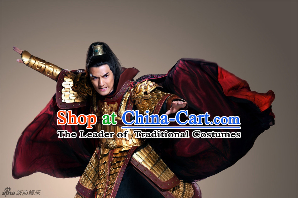 Ancient Chinese Armor Costume Chinese Ancient Costumes Carnival Costumes Fancy Dress Complete Set