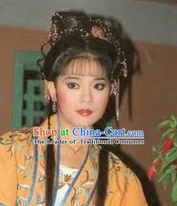 Ancient Chinese TVB Black Wig