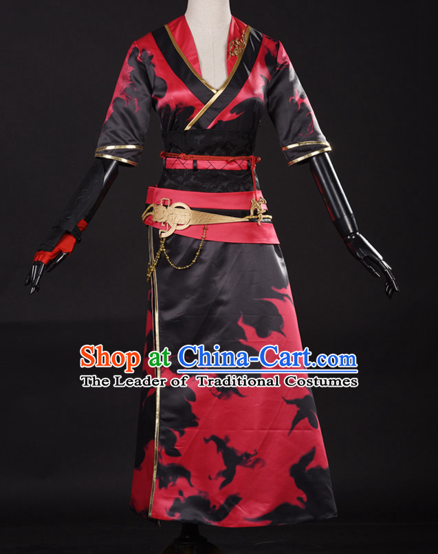 Ancient Chinese Knight Costumes Complete Set for Men