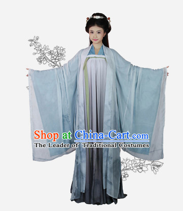 Chinese Tang Dynasty Clothing and Hair Jewelry Complete Set for Women