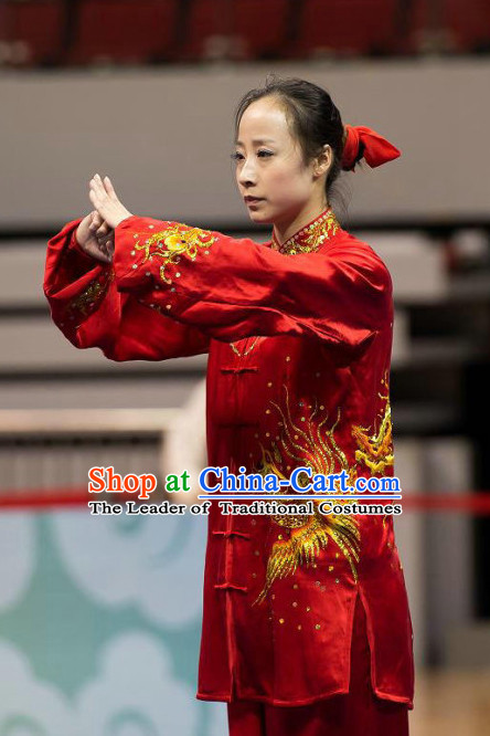 Traditional Kungfu Master Martial Arts Wushu Uniform Outfit for Men Women Boys Girls Kids