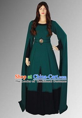 Tradtiional Medieval Costume Renaissance Costumes Historic Clothing Complete Set for Women